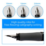 Zieler Introductory Calligraphy Pen Set (1 pen + 2 nibs)
