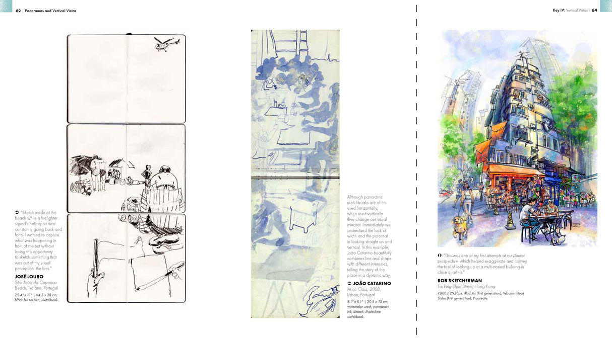 Urban Sketching Handbook: Panoramas and Vertical Vistas Book