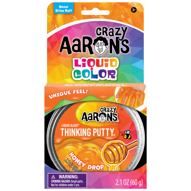 Crazy Aaron's Thinking Putty 3.5" - Honey Drop