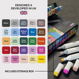 Zieler Graphic Marker Pens and Blending Marker Set