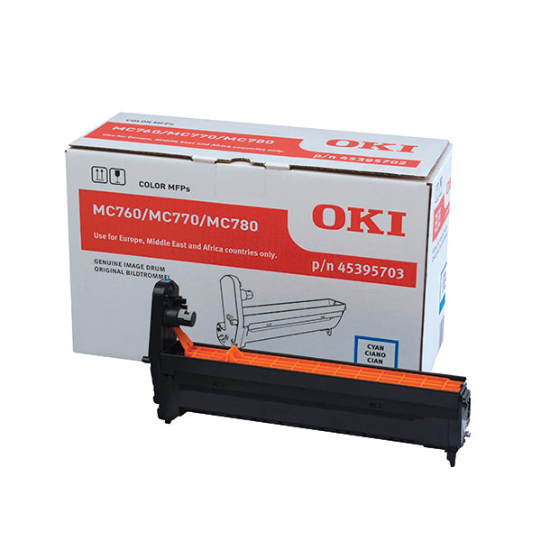 Oki Image Drum MC760/MC770/MC780 30K Cyan 45395703