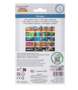 Back of a packaging for Crystal Art Wildlife Buddies with character illustrations and branding details.