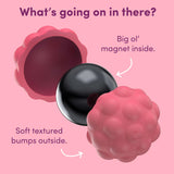 Speks Odds Silicone Fidget Magnets - Purple Bumps (3 Pack)