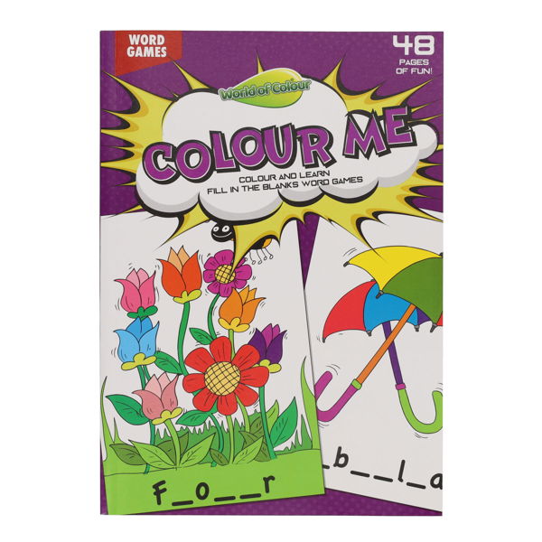 World Of Colour A4 48pg Colouring Book