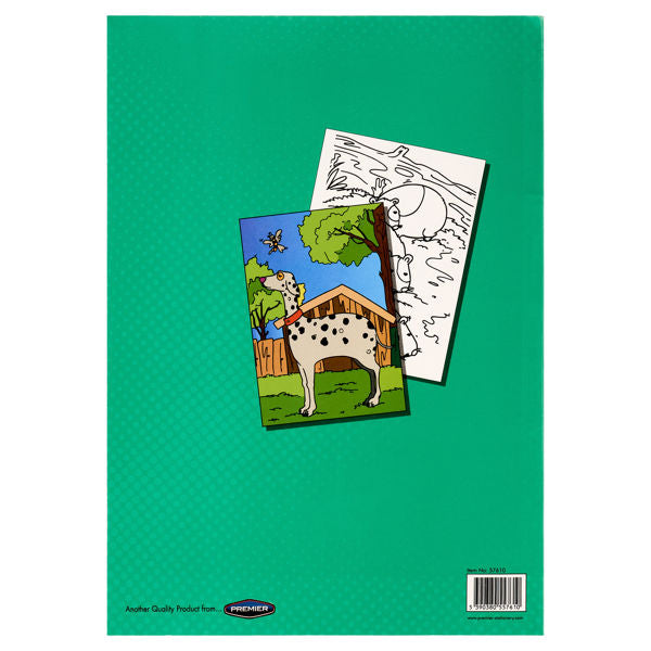 World of Colour A4 48 Page Colouring Book - Pets