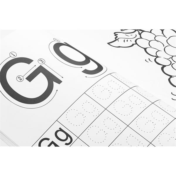 World of Colour A4 96pg Colouring Book - Alphabet Fun