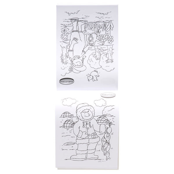 World of Colour A5 96Pg My Little Colouring Book