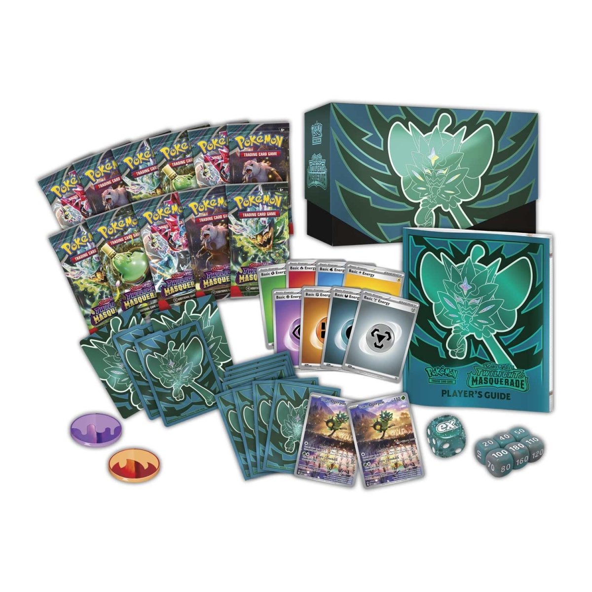 Pokémon Scarlet & Violet Twilight V6 Masquerade Elite Trainer Box
