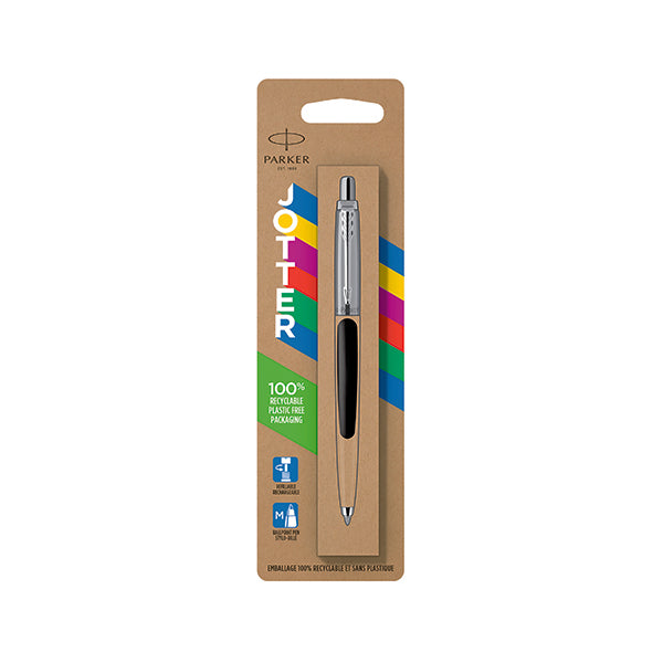 Parker Jotter Original Ballpoint Pen Medium Black Barrel Blue Ink 2096873