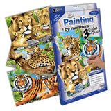Royal & Langnickel 3 Piece Paint By Numbers Junior Jungle Cats Set
