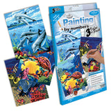 Royal & Langnickel 3 Piece Paint By Numbers Junior Sealife Set
