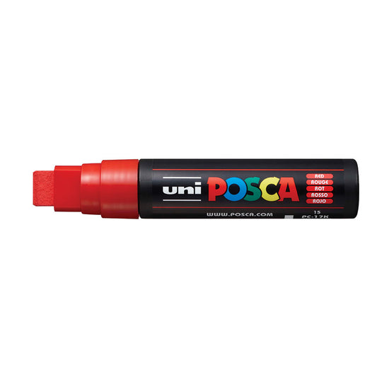 Posca PC-17K Extra Broad Chisel Tip Paint Marker Red