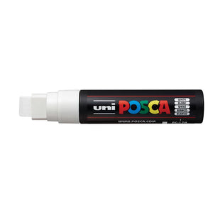 Posca Pc-17K Board Chisel Tip White Paint Marker