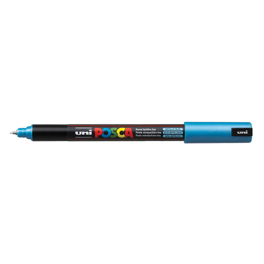 uni Posca Marker PC-1MR Ultra Fine Paint Marker Metallic Blue