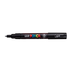 uni Posca PC-1M Extra Fine Bullet Tip Paint Marker Black