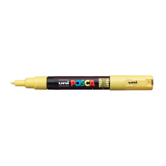 uni Posca PC-1M Extra Fine Bullet Tip Paint Marker Yellow