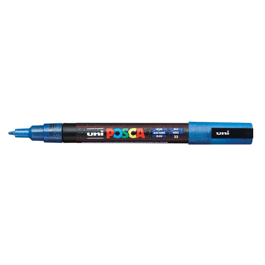 uni Posca Marker PC-3M Fine Bullet Tip Paint Marker Sparkling Blue