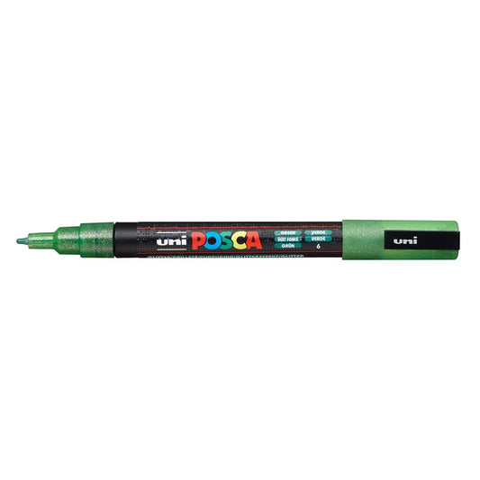 Posca Marker PC-3M Fine Bullet Tip Paint Marker Sparkling Green