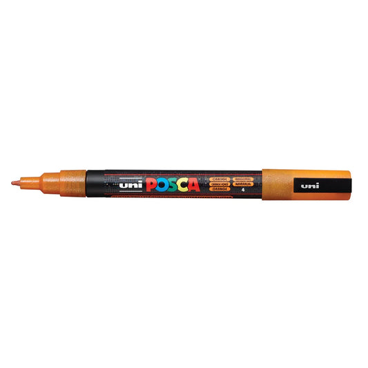 uni Posca Marker PC-3M Fine Bullet Tip Paint Marker Sparkling Orange