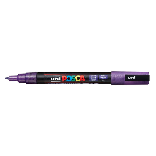Posca PC-3M Fine Bullet Tip Paint Marker Sparkling Violet