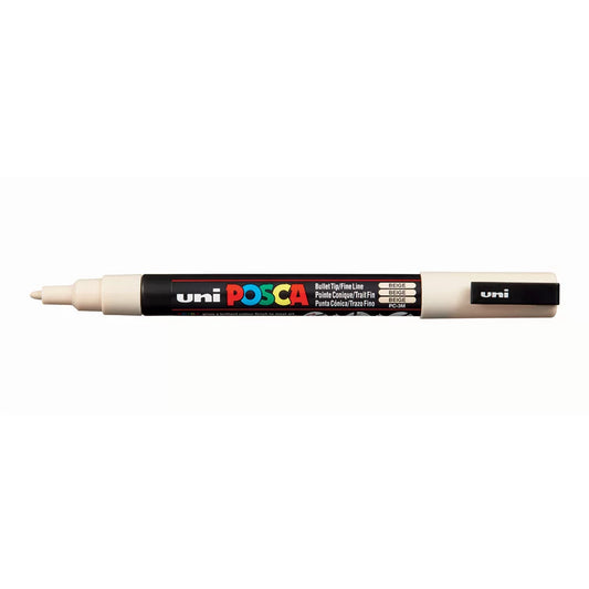 uni Posca Marker PC-3M Fine Bullet Tip Paint Marker Beige