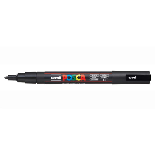 uni Posca Marker PC-3M Fine Bullet Tip Paint Marker Black