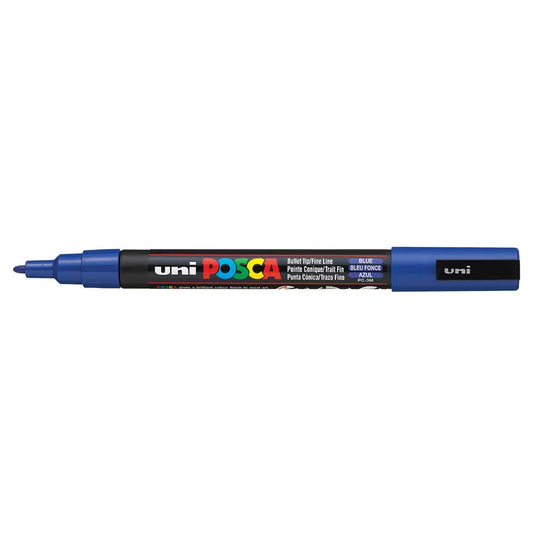 uni Posca Marker PC-3M Fine Bullet Tip Paint Marker Blue