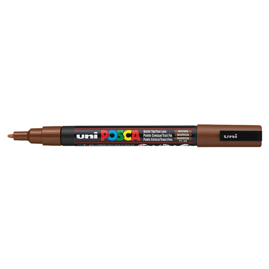 Posca Marker PC-3M Fine Bullet Tip Paint Marker Brown