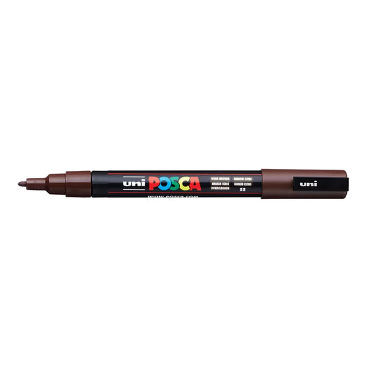 uni Posca Marker PC-3M Fine Bullet Tip Paint Marker Dark Brown