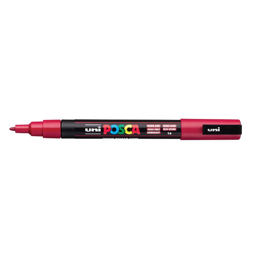 Posca Marker PC-3M Dark Red Bullet Tip Paint Marker
