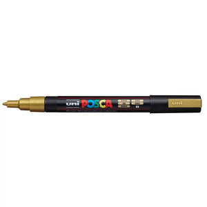 Posca Marker PC-3M Fine Bullet Tip Paint Marker Gold