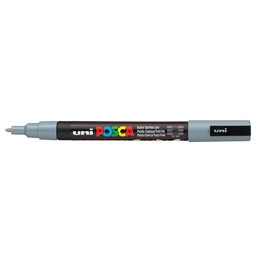 Posca Marker PC-3M Fine Bullet Tip Paint Marker Grey
