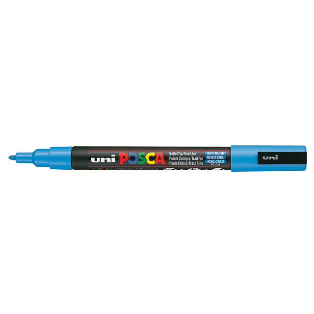 Posca PC-3M Bullet Tip Paint Marker Sky Blue