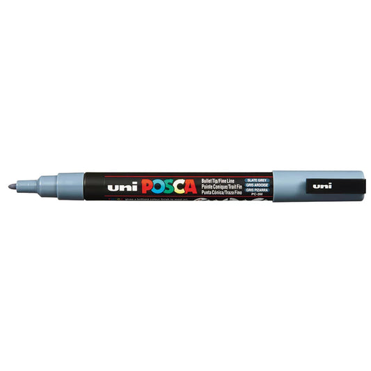 uni Posca Marker PC-3M Fine Bullet Tip Paint Marker Slate Grey