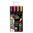 Posca PC-5M Wallet Of 4 Fluorescent Colours