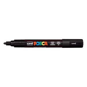 uni Posca PC-5M Medium Bullet Tip Paint Marker Black