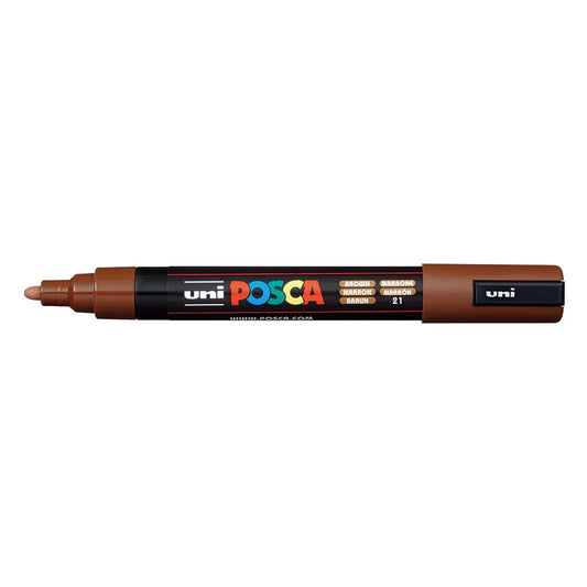 uni Posca PC-5M Medium Bullet Tip Paint Marker Brown