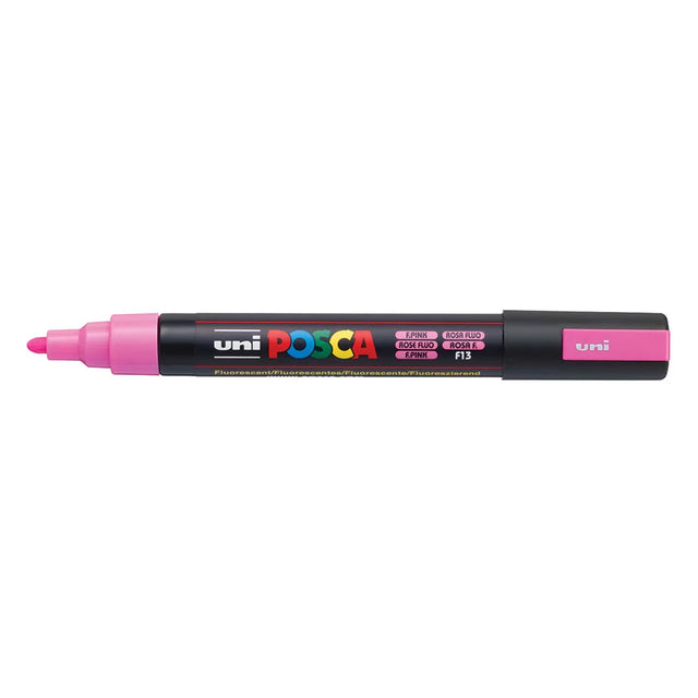 Posca PC-5M Medium Bullet Tip Paint Marker Fluorescent Pink