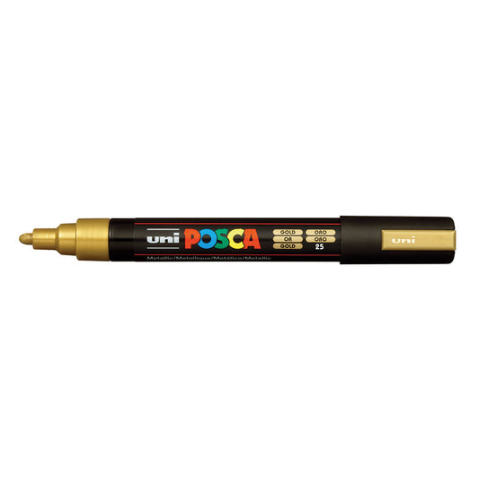 Posca PC-5M Medium Bullet Tip Paint Marker Gold