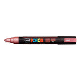 uni Posca PC-5M Medium Bullet Tip Paint Marker Metallic Red