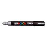 Posca PC-5M Medium Bullet Tip Paint Marker Silver