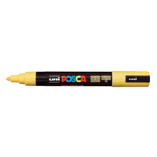 uni Posca PC-5M Medium Bullet Tip Paint Marker Straw Yellow
