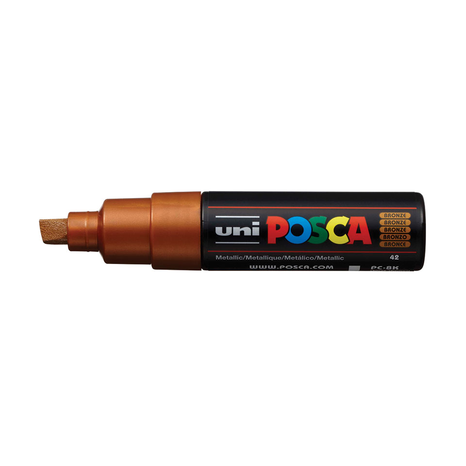 Posca PC-8K Broad Chisel Tip Paint Marker Bronze