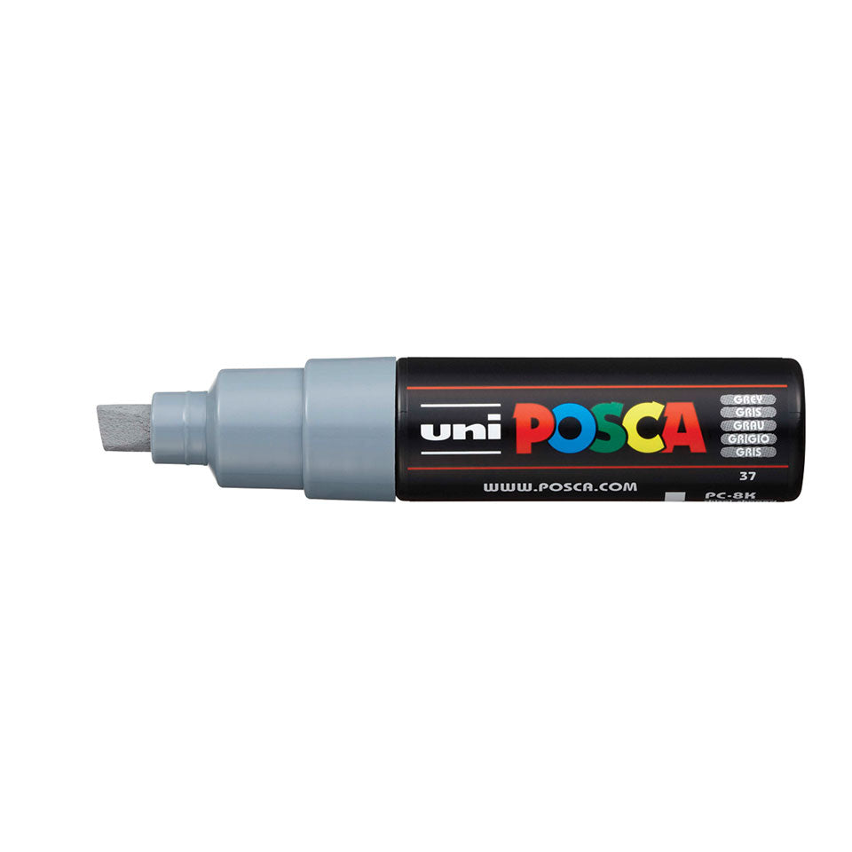 Posca PC-8K Broad Chisel Tip Paint Marker Grey