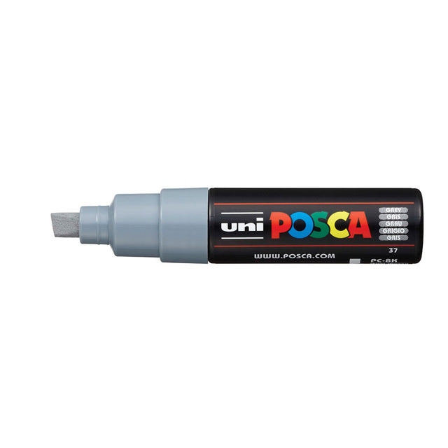 Posca PC-8K Broad Chisel Tip Paint Marker Grey