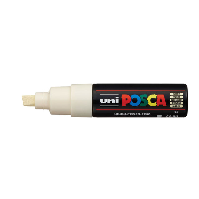 Posca PC-8K Broad Chisel Tip Paint Marker Ivory