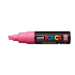 uni Posca PC-8K Broad Chisel Tip Paint Marker Pink