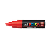 uni Posca Pc-8K Broad Chisel Tip Paint Marker Red