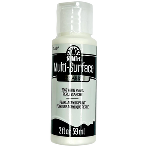 FolkArt Multi-Surface Acrylic 59ml - White Pearl