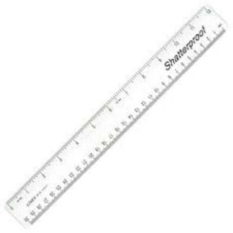 Emotionery 30cm Plastic Ruler